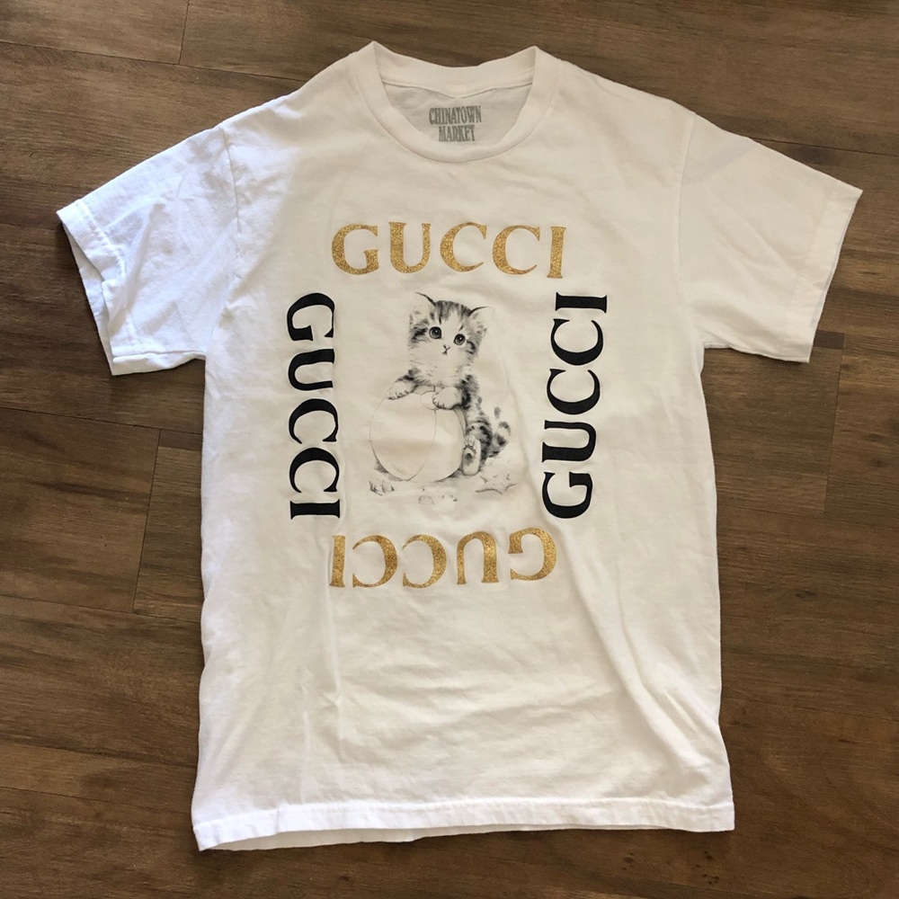 CHINATOWN MARKET UV CAT GUCCI SHIRT